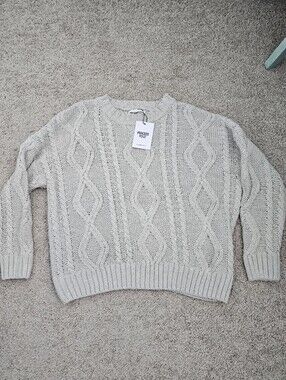 Princess Polly Anaya Grey Sweater, Size XS, NWT